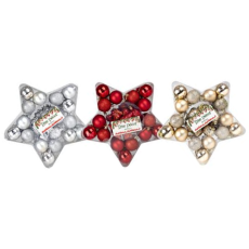 Christmas Tree Décor Balls, 56 Piece - 3 / 5cm